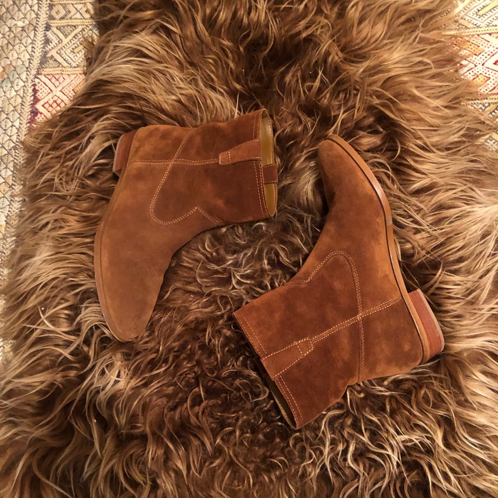 Rebecca minkoff suede booties